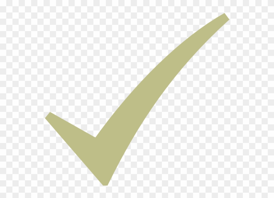 This Free Clipart Png Design Of Check Mark - Png Of Beige Checkmark Transparent Png
