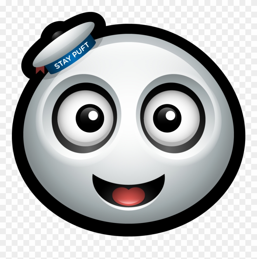 Download Png Ico Icns - Stay Puft Marshmallow Man Emoji Clipart