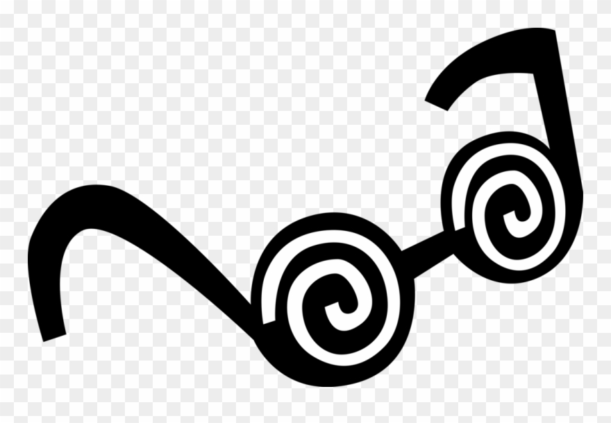 Vector Illustration Of Funny Disguise Eyeglasses - Graphic Design Clipart