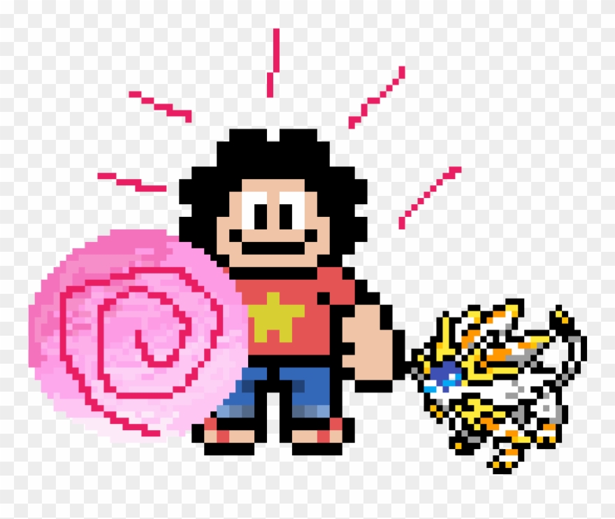 Steven Universe - Steven Pixel Art Clipart