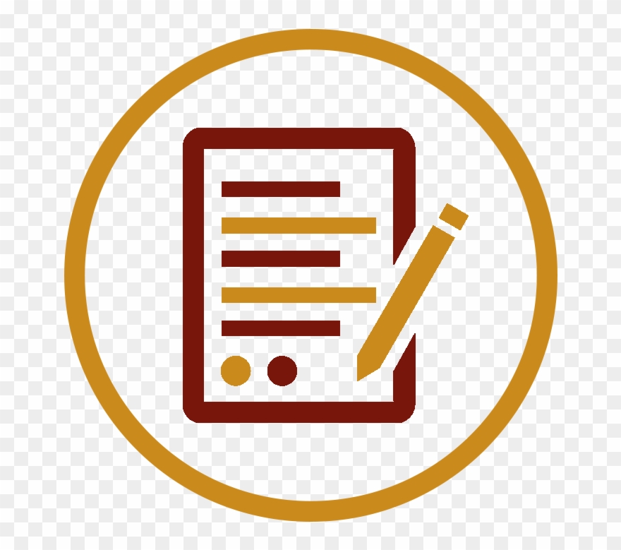 Whitepaper Icon - Circle Clipart