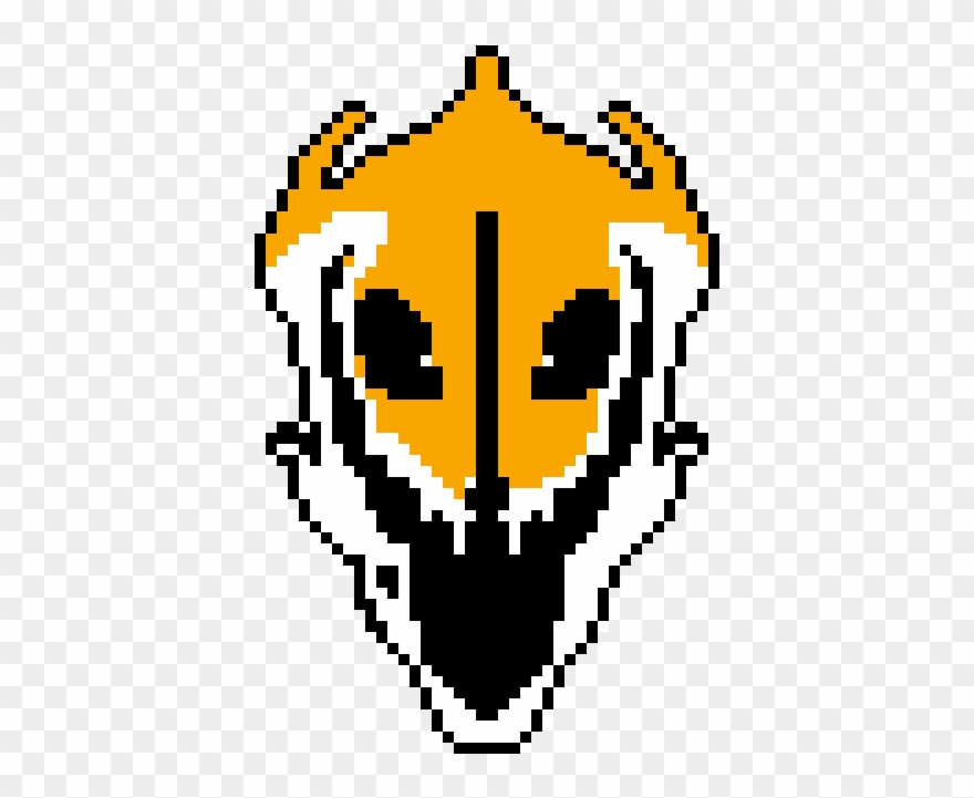 Open Sesame - Pixel Art Undertale Gaster Blaster Clipart