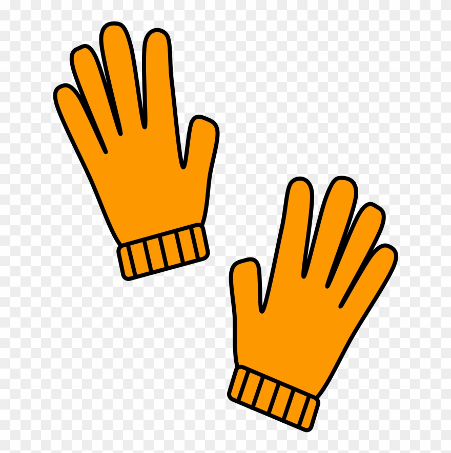 Gloves, Orange, Png Clipart (3524318) PinClipart
