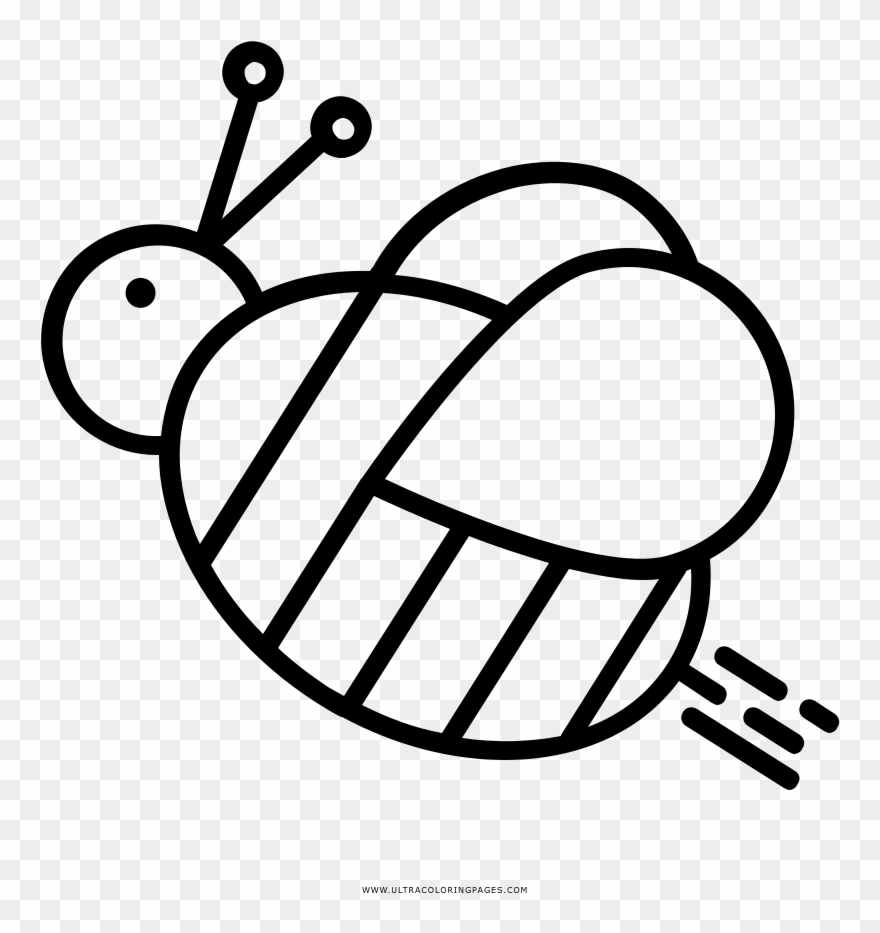 Abeja Página Para Colorear - Macetas De Alicia En El Pais Clipart