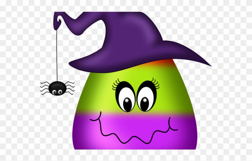 Candy Corn Clipart - Candy Corn Halloween Clipart - Png Download