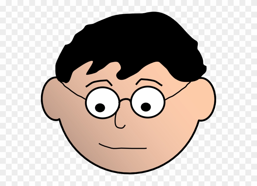 Bridgett In Glasses Clip Art - Clipart Man With Glasses - Png Download