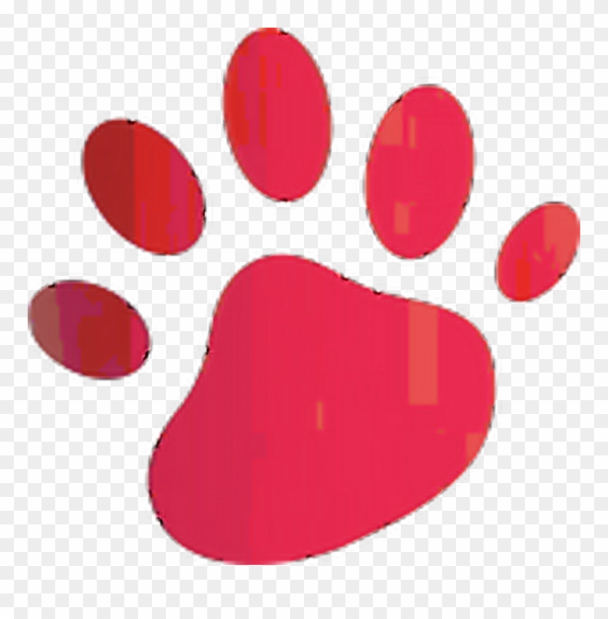 Pawprint Sticker - Circle Clipart
