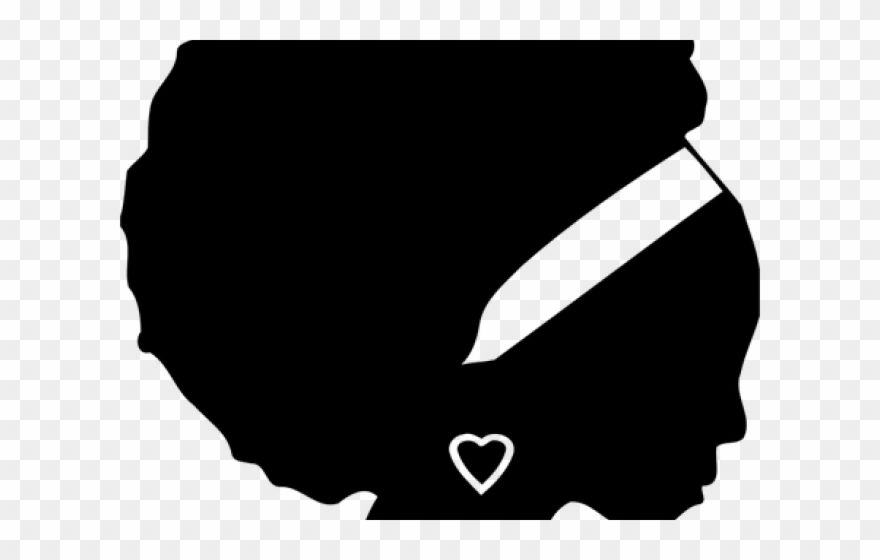 Woman Clipart Black And White - African Woman Clipart - Png Download