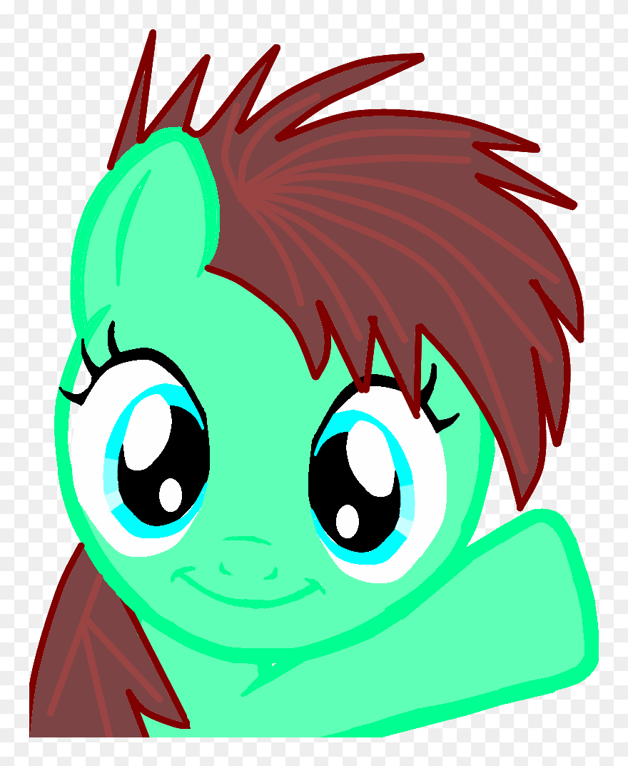 Fully Frozen Mint Wants To Say Hi - Cartoon Clipart
