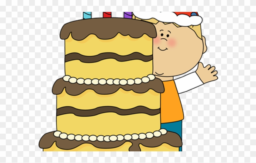 Boy Clipart Cake - Boy Birthday Cake Clip Art - Png Download