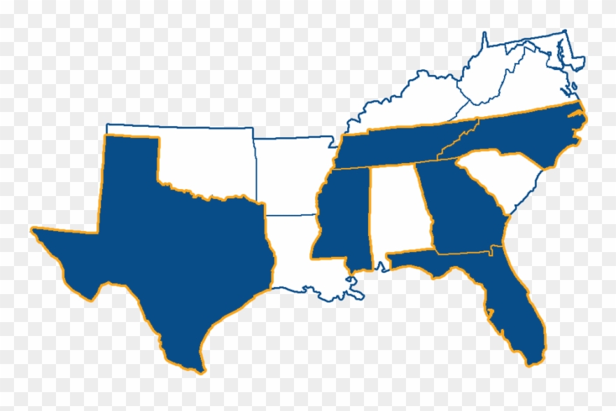Texas - Range Of N Fowleri Clipart