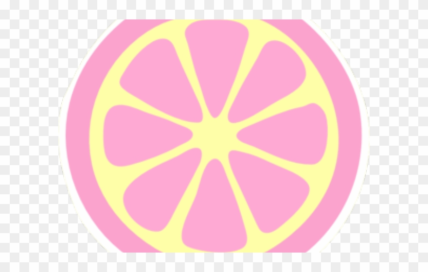 Jar Clipart Pink Lemonade - Pink And Yellow Lemon - Png Download