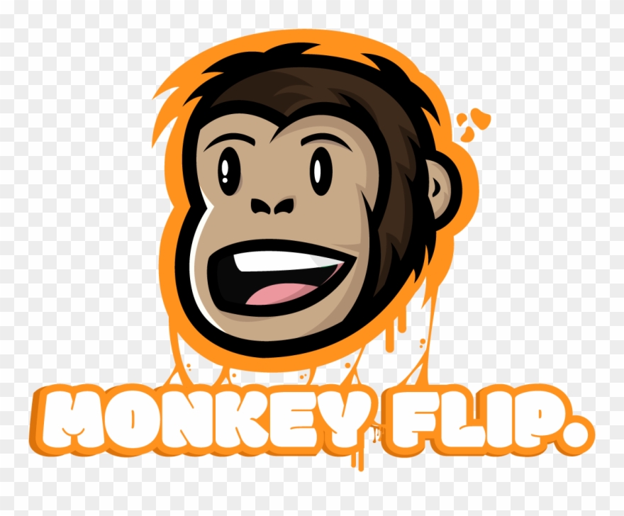 Logo For Monkey Flip - Illustration Clipart