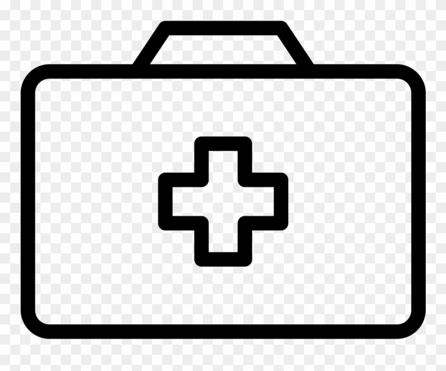 First Aid Kit Outline Clipart
