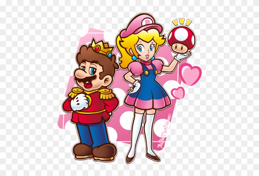 Newsies Monopoly Headcannon - Mario X Peach Fanart Clipart