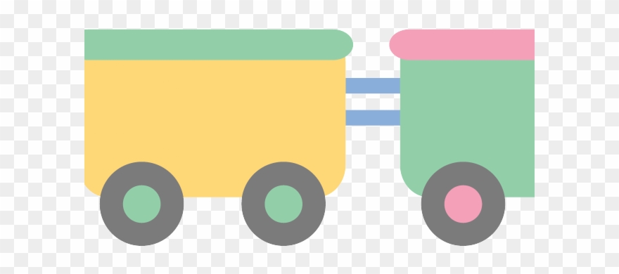 Train Clipart Pastel - Clip Art - Png Download