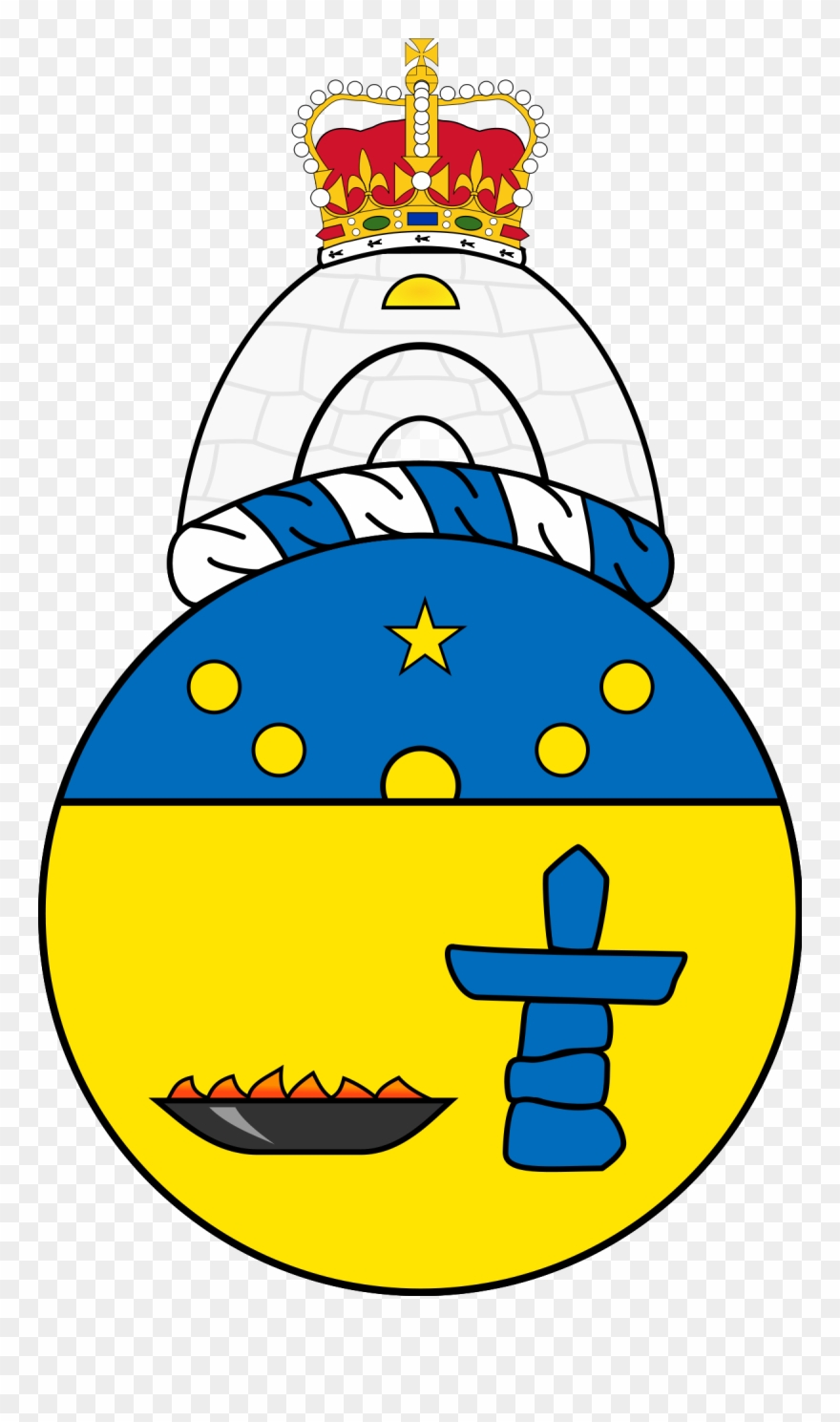 Nunavut's Coat Of Arms Clipart