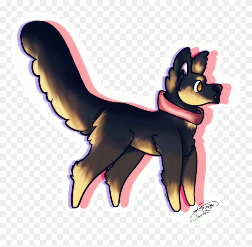 Germanshepherd Sticker - Companion Dog Clipart