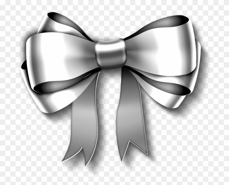 Grey Ribbon - Illustration Clipart