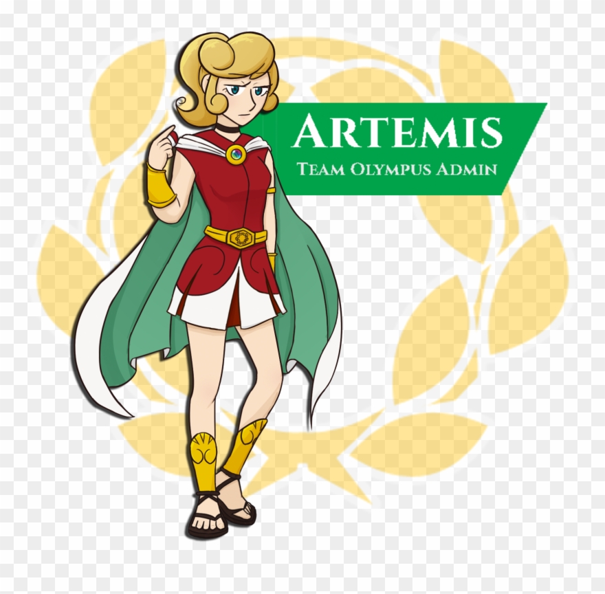 Artemis Freyja - Cartoon Clipart