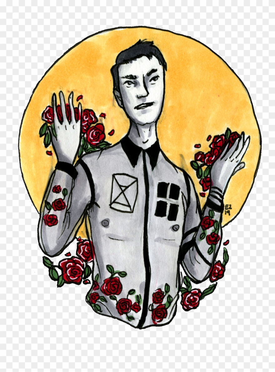 Are We Still Into The Rose Shirt - Illustration Clipart