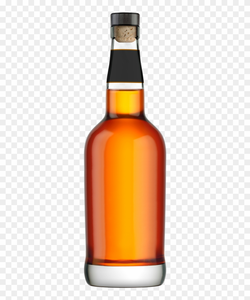 Whiskey Transparent - Clip Art Whiskey Bottle - Png Download