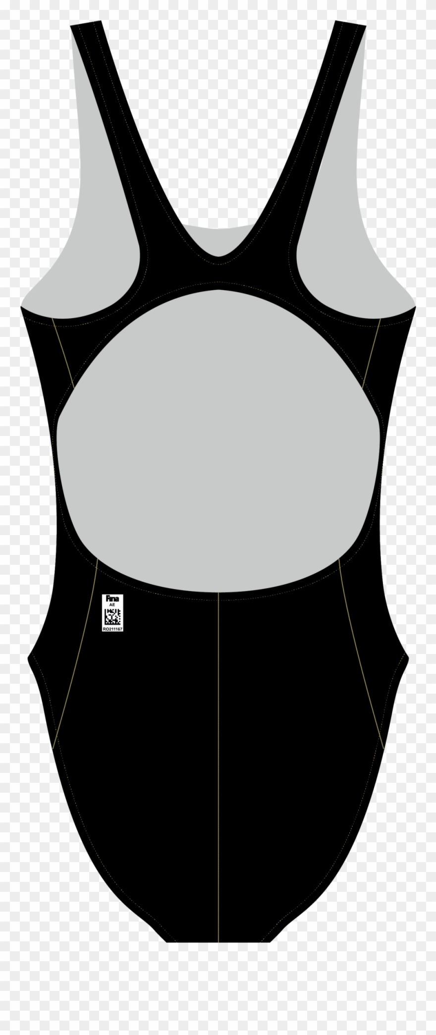 Orbit2 Competition Women's X Back Elite Fit Iskl Swimming - Maillot Clipart