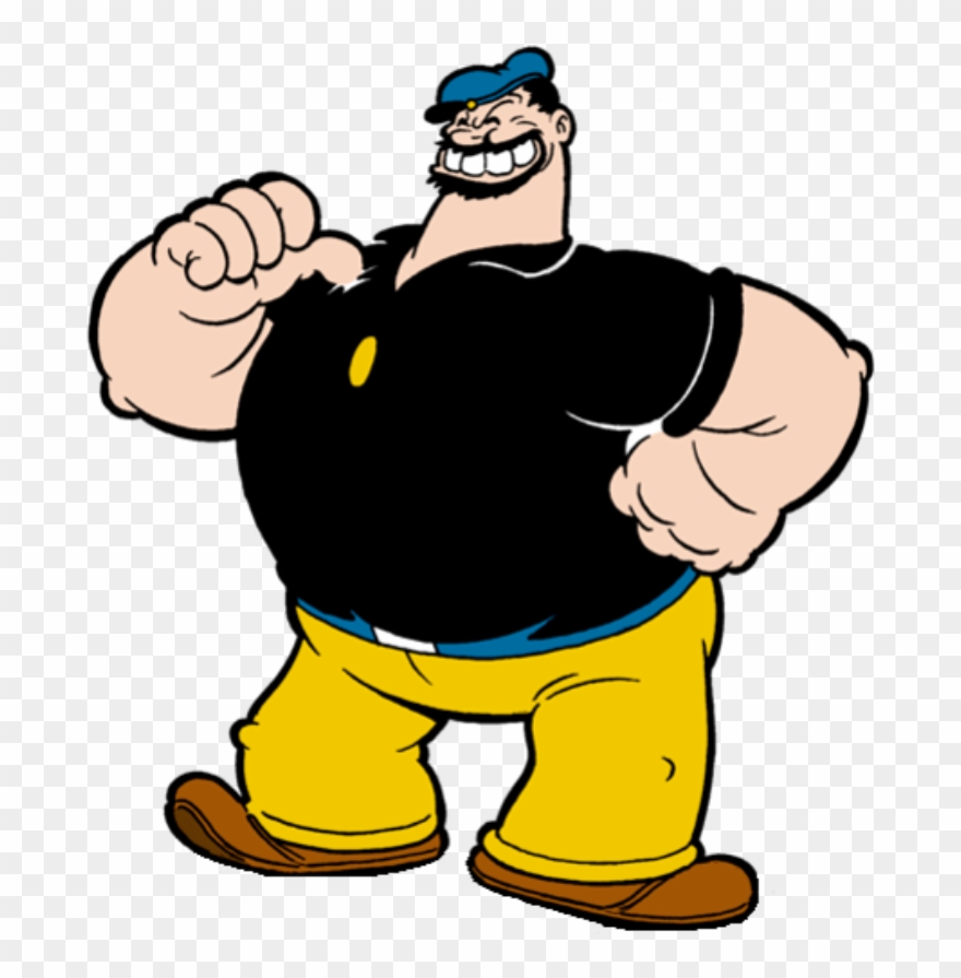 Popeye Brutus 3 Png - Bluto Popeye Clipart
