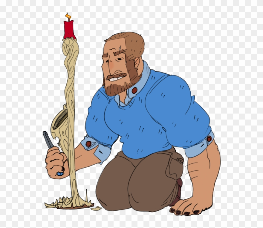 Working Man - Cartoon Clipart