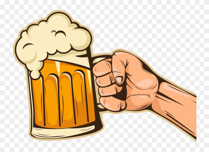 You Get Free Great Draft Beer - Convite Para Happy Hour Aniversario Clipart
