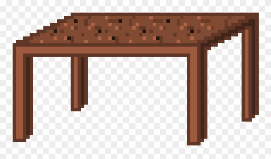 Purlio Front Table - Pixel Art Table Png Clipart