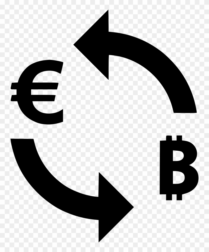 Png File Svg - Exchange Rate Bitcoin Euro Clipart