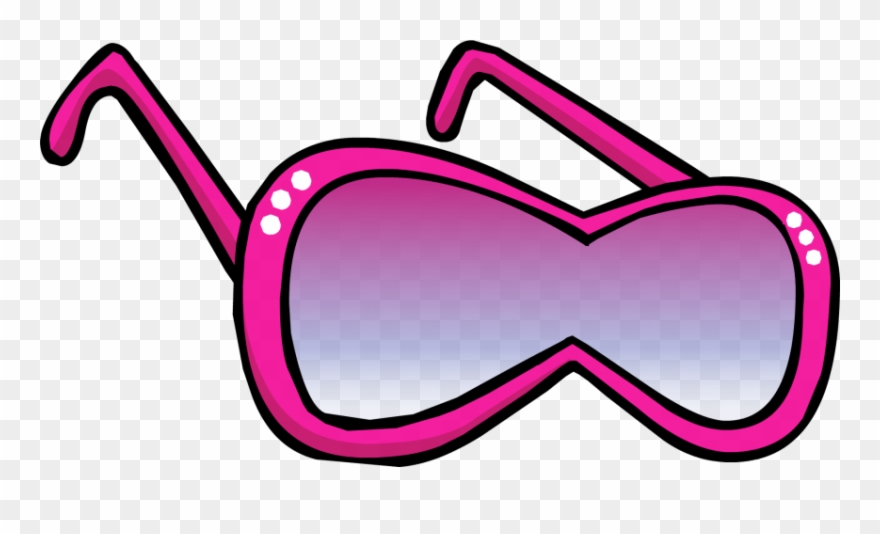 Free Png Download Club Penguin Glasses Png Images Background - Club Penguin Pink Sunglasses Clipart