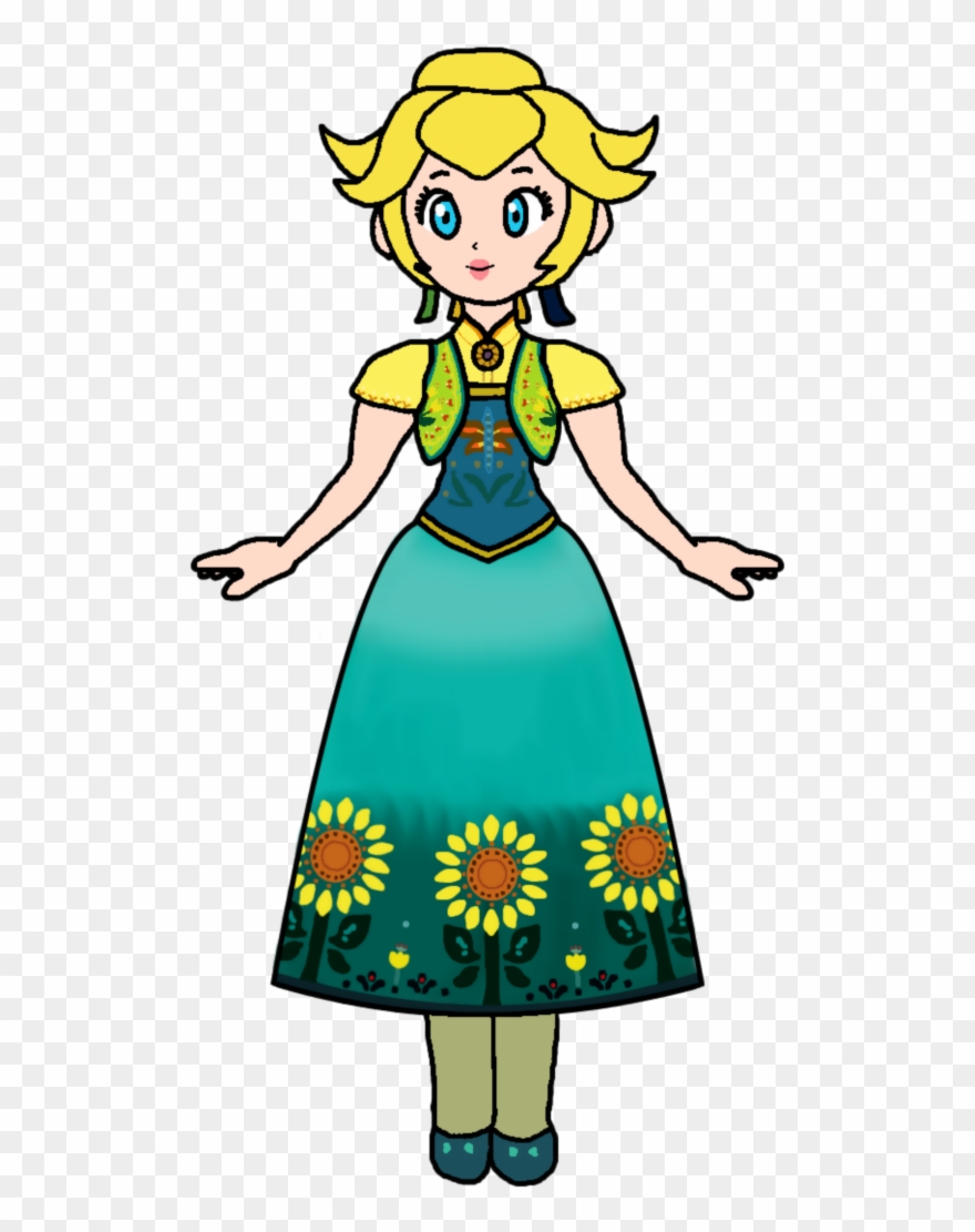 Frozen Fever Clipart At Getdrawings Com Free For - Peach Mario Snow White - Png Download