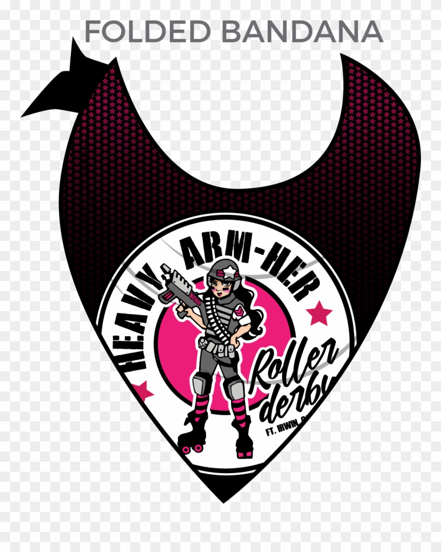 Heavy Arm-her Roller Derby - Roller Derby Clipart