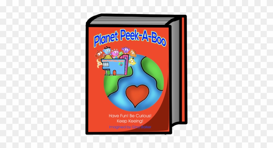 Planet Out Of Book Front Cover With Studio - Heart Clipart