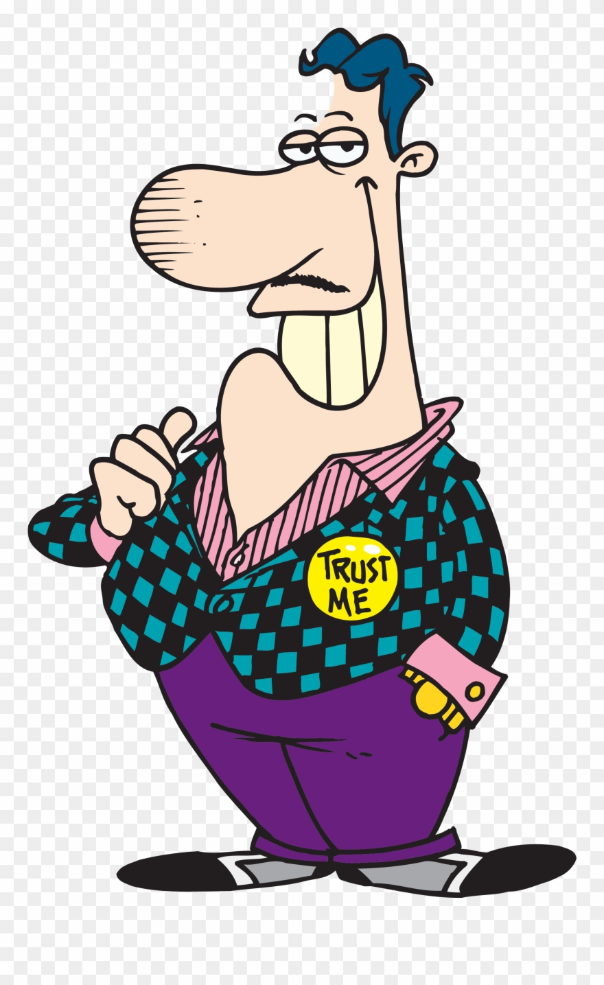 "cherish Customers At All Times - Car Sales Man Cartoon Clipart