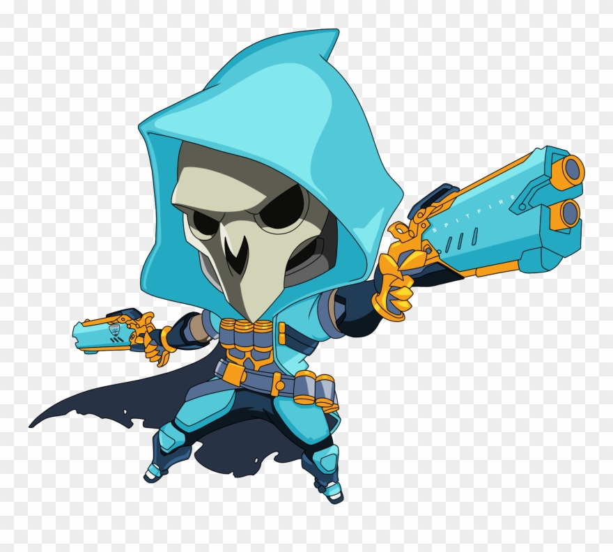 Reaper Overwatch League Cute Sprays - Overwatch Reaper Cute Spray Clipart