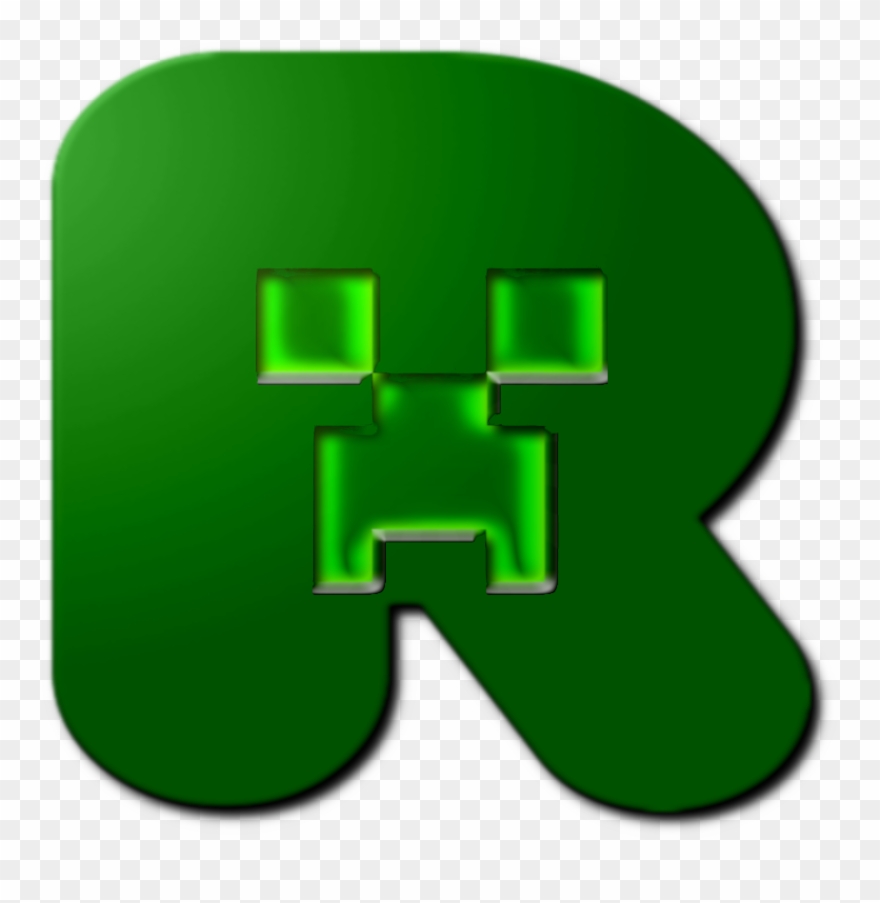 Alfabeto Cute Creeper Minecraft Png - Graphic Design Clipart