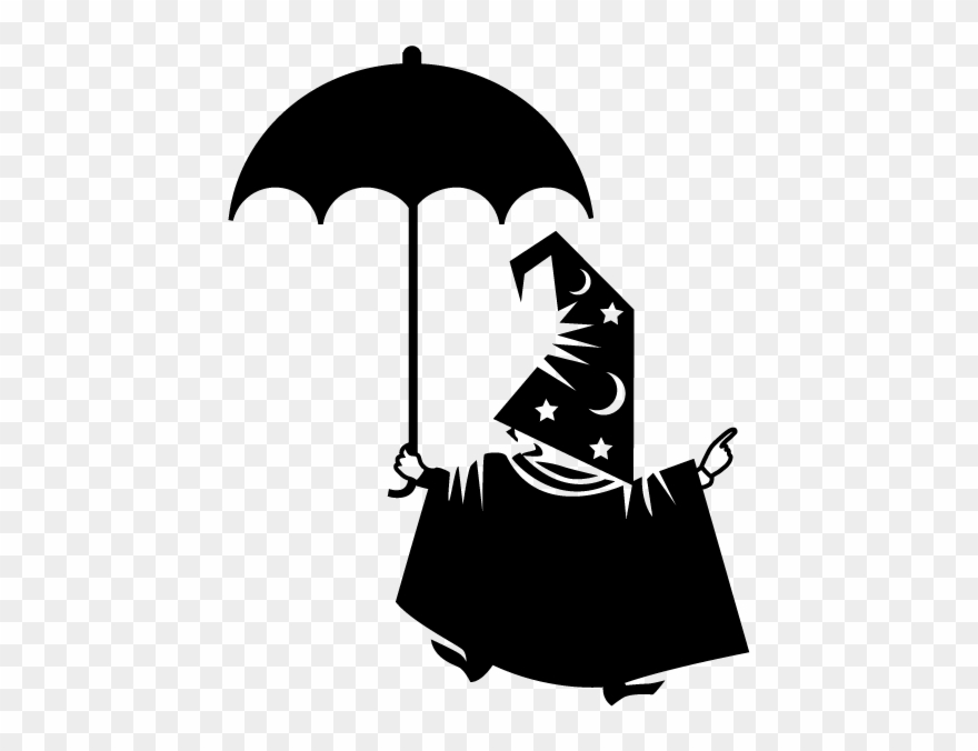Magical Starlight Theater Umbrella Header - Umbrella Clipart