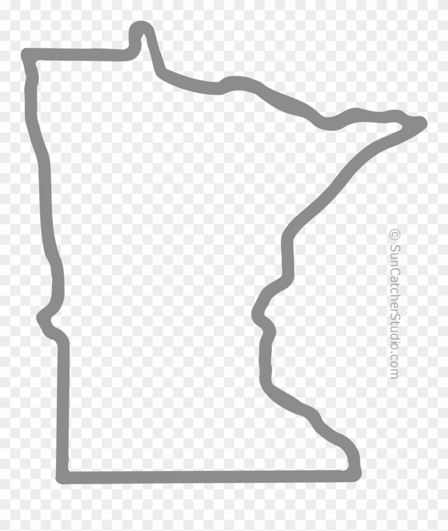 Png - Minnesota Outline Png Clipart