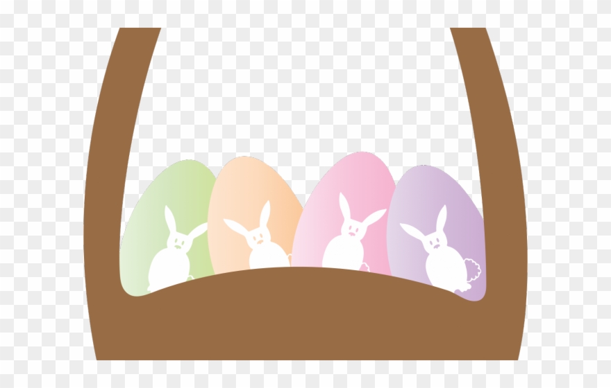 Brown Clipart Easter Basket - Cartoon - Png Download