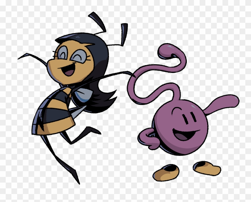An Illustration Of Two Characters, On The Left An Anthropomorphic Clipart