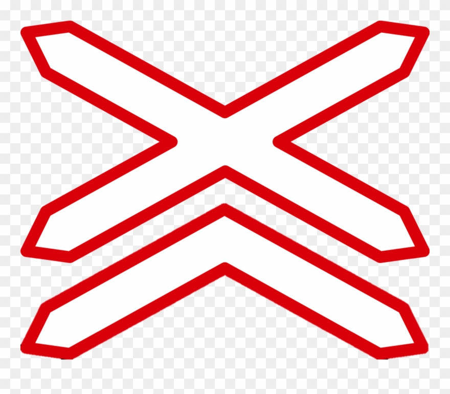 1,234 × 1,024 Pixels - Señal Paso A Nivel Con Barreras Clipart