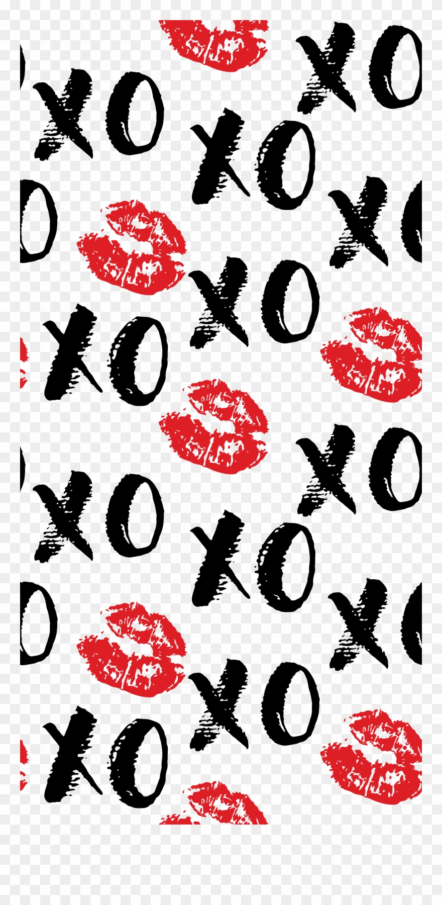 #valentines #collection #casetify #iphone #case #art - Xoxo Background Clipart