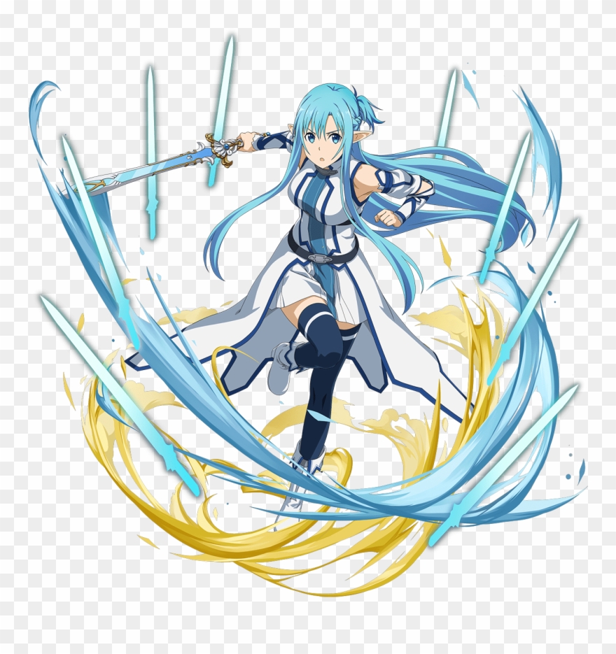 [swordsman Of Water] - Sword Art Online Memory Defrag 6 Star Clipart