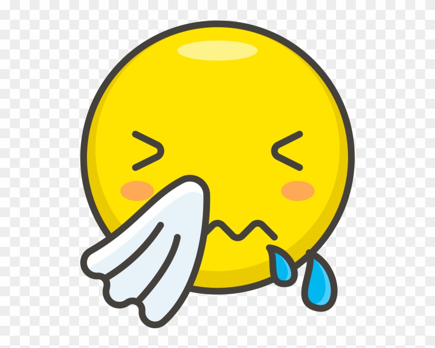Sneezing Face Emoji - 卡通 感冒 圖案 Clipart