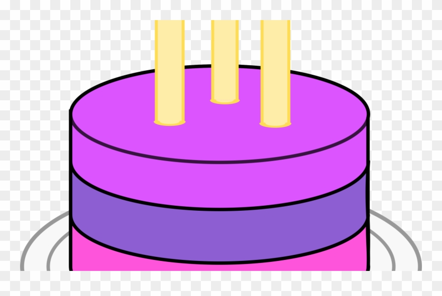 Amazingay Cake Clip Art Happy Clipart Black And White - Simple Birthday Cake Png Transparent Png