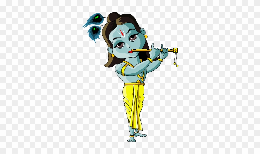 Little Krishna - Little Krishna Cartoon Png Clipart