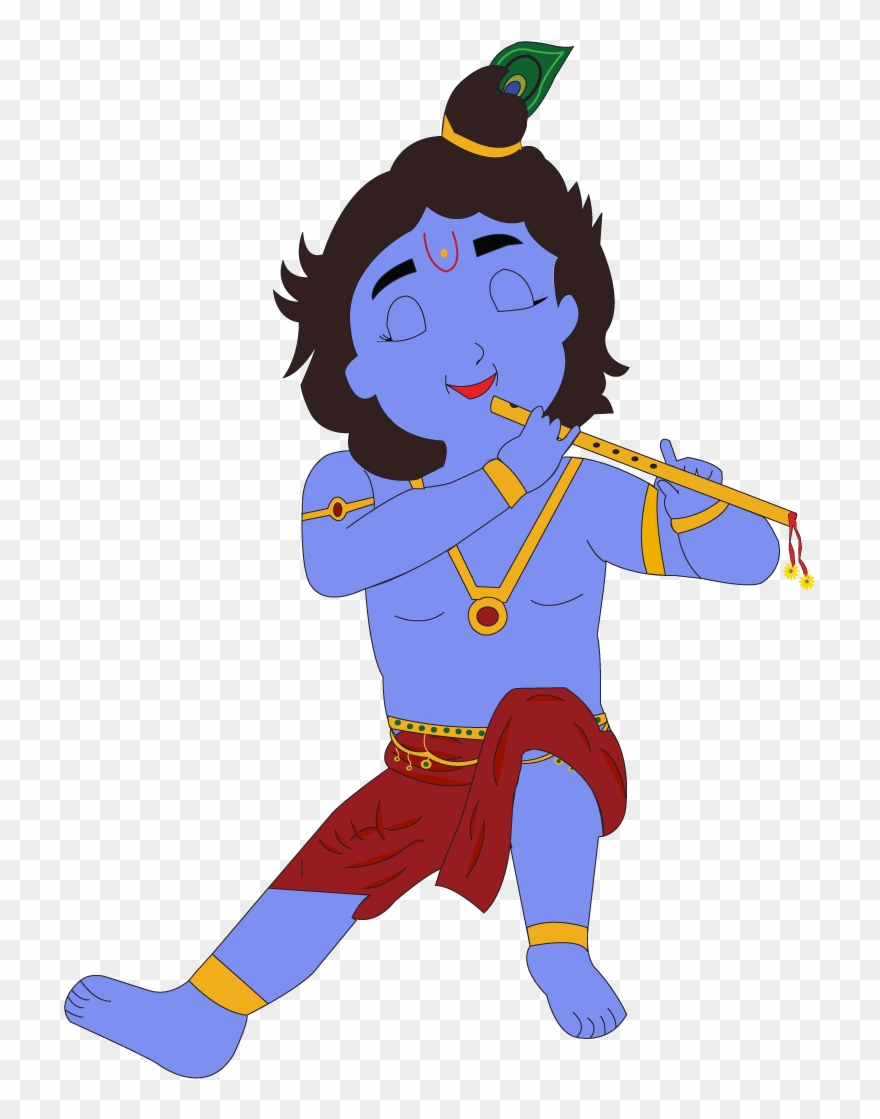 Krishna Clipart Kanha - Cartoon Kanha - Png Download